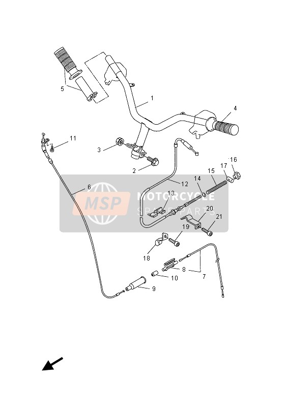 Steering Handle & Cable